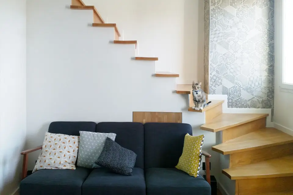 Rénovation Duplex Paris : Complète & Énergétique | Xiléades : Agence Architecture Intérieure — vue 2