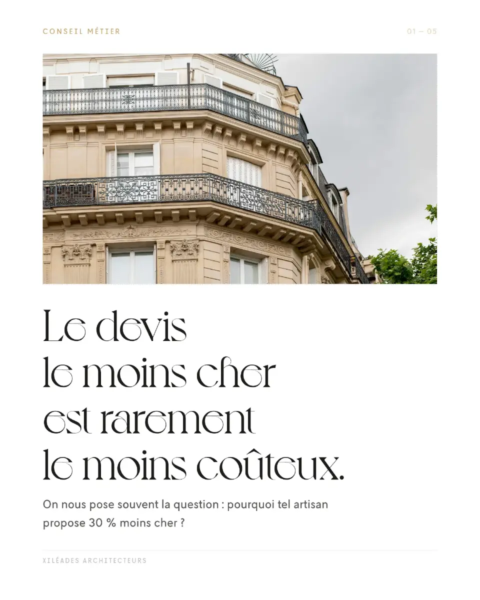 Coûts Cachés Projet Rénovation : Éviter le Piège du Devis le Moins Cher | Xiléades