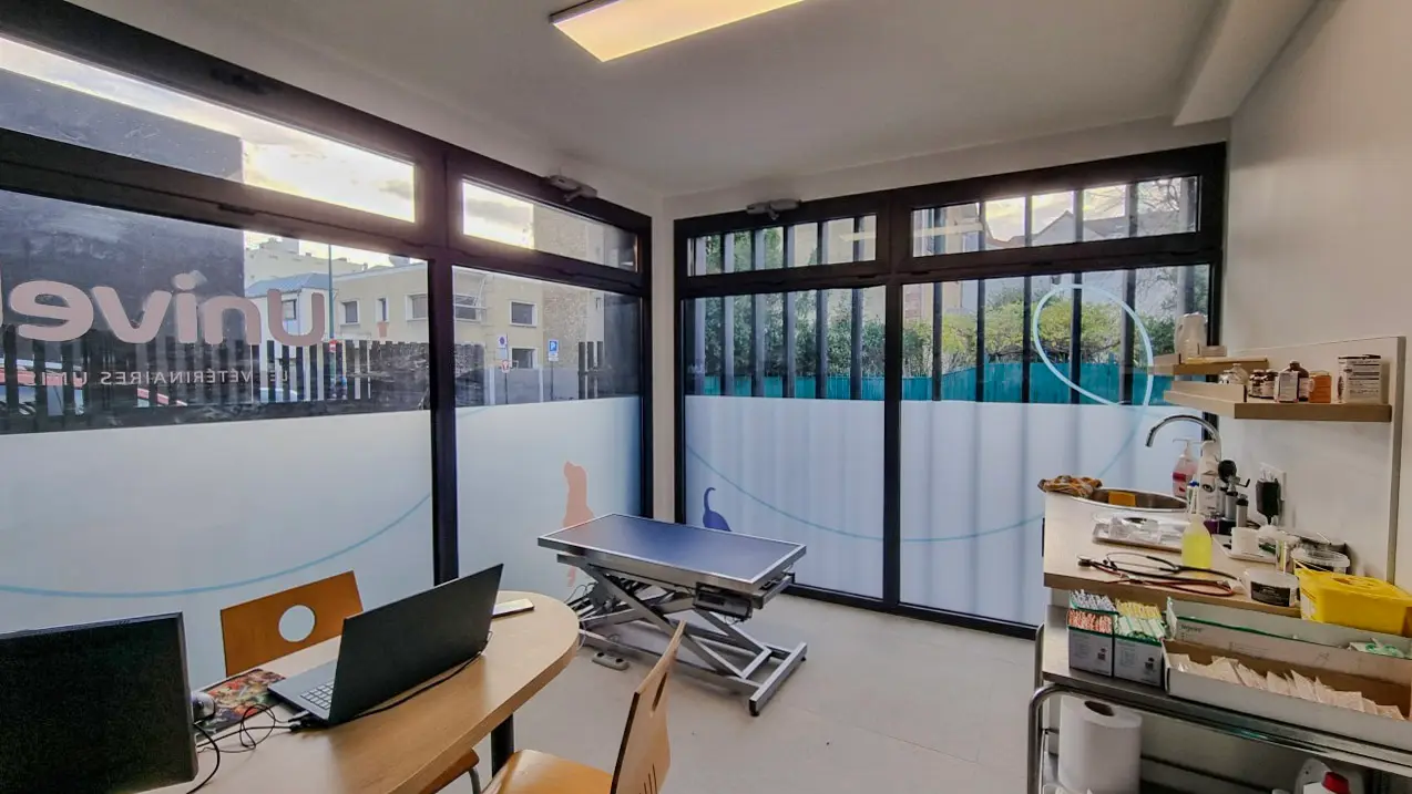 Clinique Vétérinaire Univet Colombes : Aménagement Design+Build par Xiléades, Agence Architecture Paris — vue 3