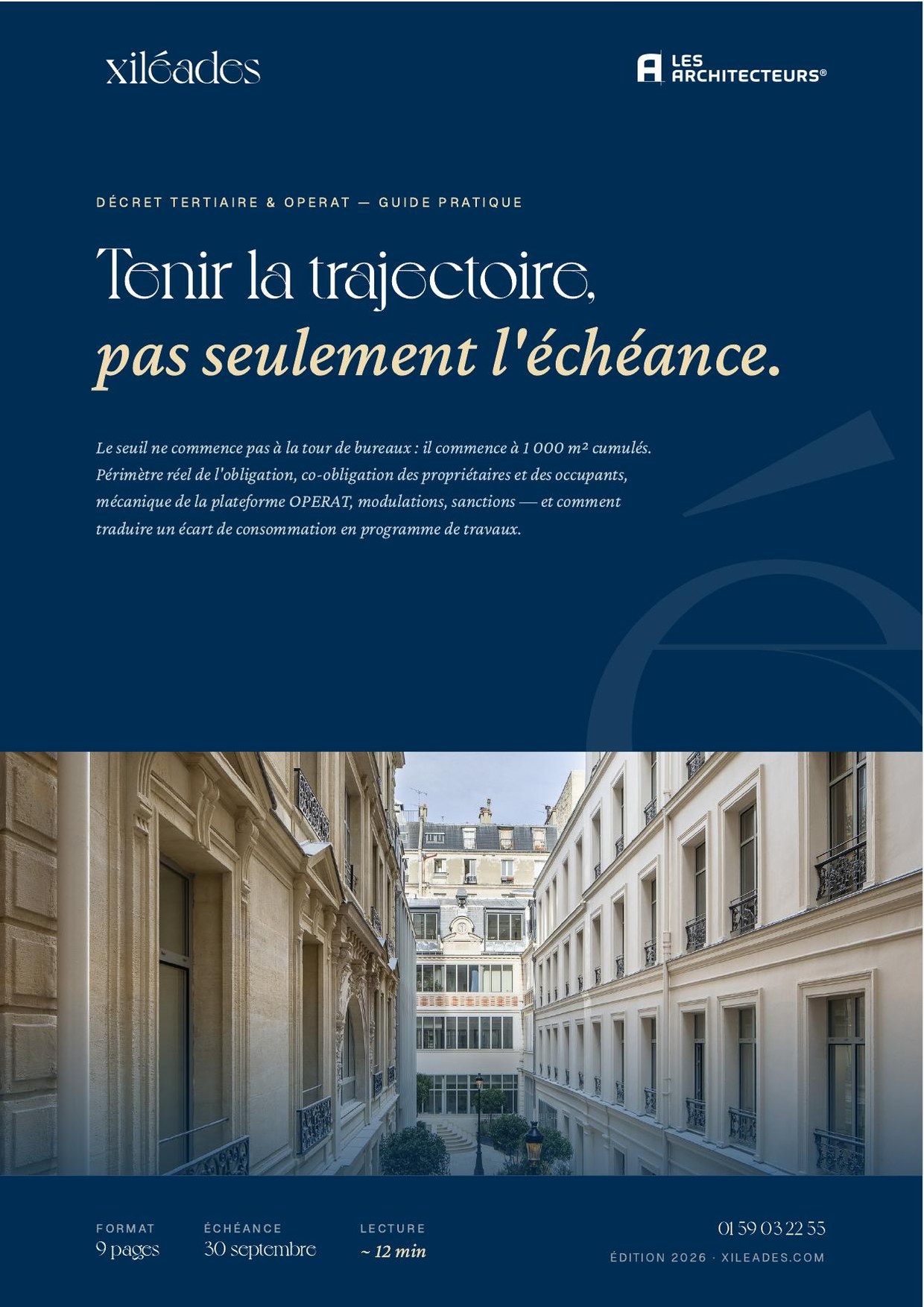 Décret tertiaire et OPERAT : tenir la trajectoire, pas l'échéance